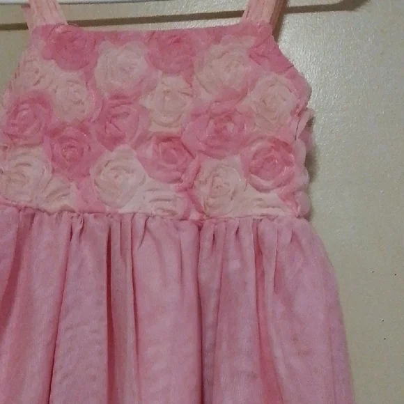 The Children's Place Pink Rosette Dress - Picture 2 of 5